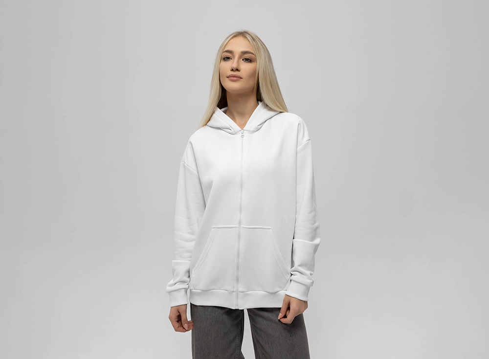 Зип-худи футер 3х-нитка, 320 гр.