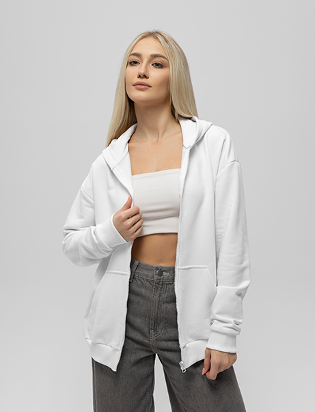 Зип-худи футер 3х-нитка, 320 гр.